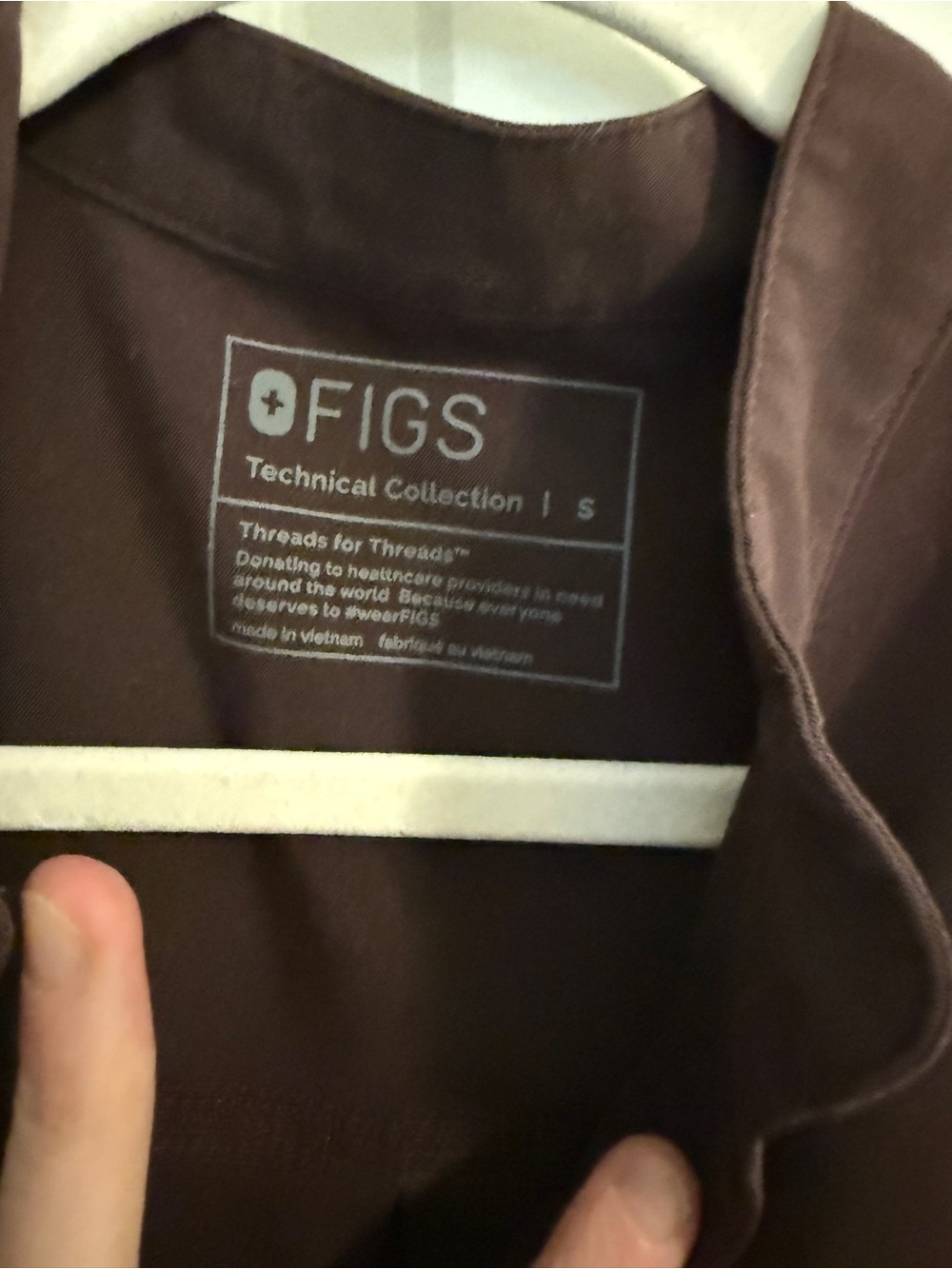 Figs scrubs espresso set, Rafaela top, mid rise Zamora bottoms - Picture 2 of 4